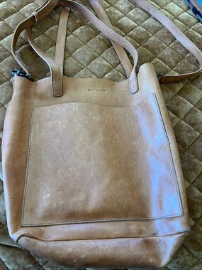 Handmade Leather Tote Bag in Brown